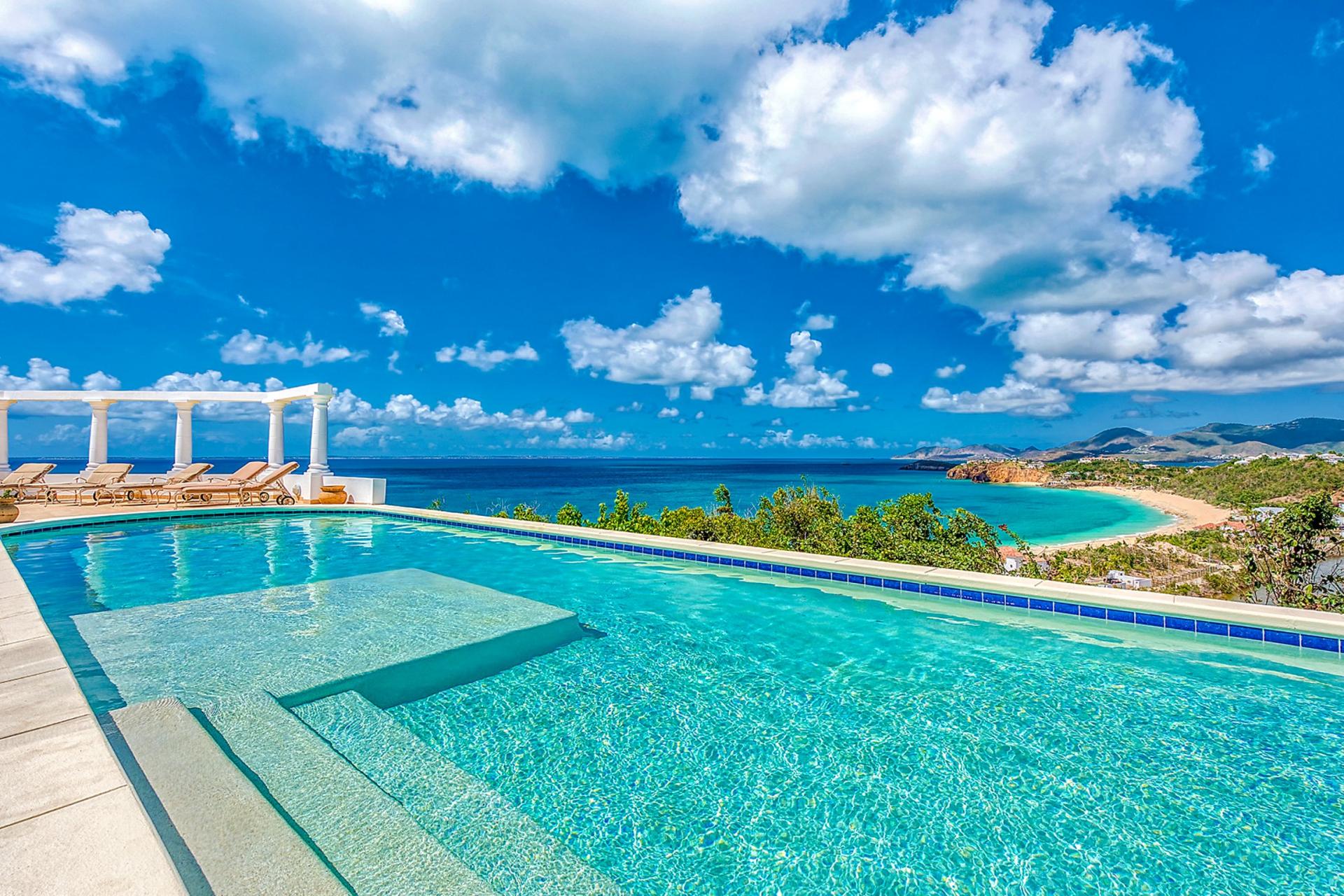Pool Villa St Martin - The swimming pool
